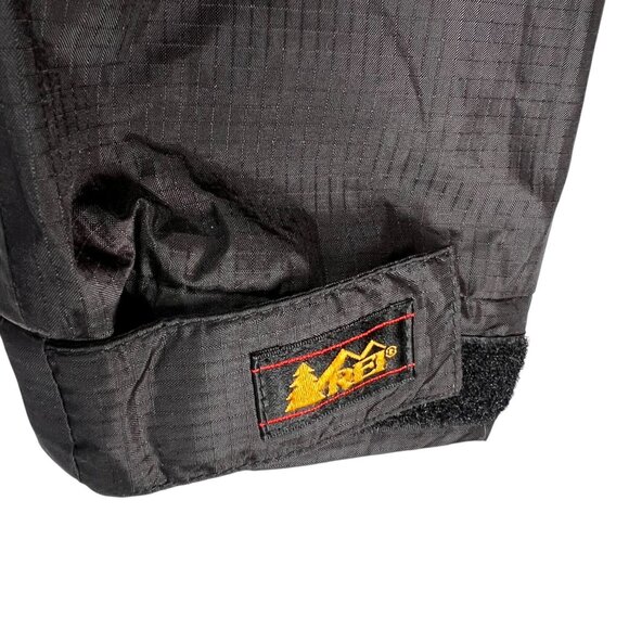 Vtg REI Gore-Tex Hooded Jacket Black Blue Waterproof Mesh Lining Pockets Mens L - Picture 7 of 16